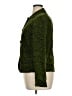Talbots 100% Cotton Paisley Jacquard Floral Green Blazer Size 14 - photo 5