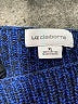 Liz Claiborne 100% Cotton Color Block Blue Pullover Sweater Size XL - photo 7