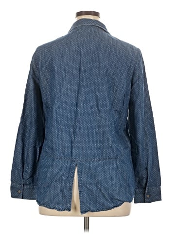 LC Lauren Conrad Long Sleeve Button-Down Shirt (view 2)