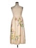 Taylor Floral Tan Cocktail Dress Size 14 - photo 1