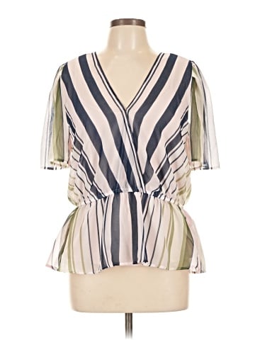 DKNY Short Sleeve Blouse (view 1)