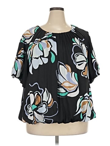 Nine West Short Sleeve Blouse (view 1)