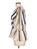 DKNY 100% Polyester Ivory Short Sleeve Blouse Size L - photo 5