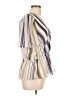 DKNY 100% Polyester Ivory Short Sleeve Blouse Size L - photo 4