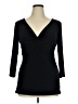 Talbots Black 3/4 Sleeve Top Size 14 - photo 1