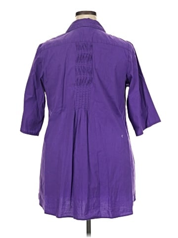 Lane Bryant 3/4 Sleeve Button-Down Shirt (view 2)