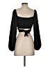 Altar'd State 100% Polyester Black Long Sleeve Top Size XS - photo 2