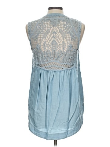 Holding Horses Sleeveless Button-Down Shirt (view 2)