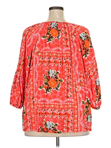 LC Lauren Conrad 3/4 Sleeve Blouse (view 2)