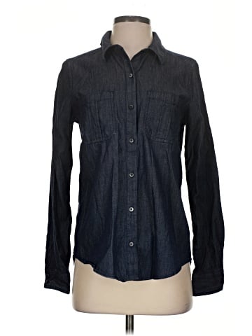 Express Outlet Long Sleeve Button-Down Shirt (view 1)