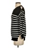 FUZZI Stripes Black Pullover Sweater Size S - photo 5
