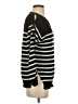 FUZZI Stripes Black Pullover Sweater Size S - photo 4