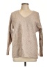 Chico's Chevron-herringbone Tan Pullover Sweater Size L - photo 1