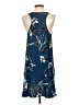 Leith 100% Polyester Print Blue Casual Dress Size S - photo 2