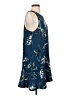 Leith 100% Polyester Print Blue Casual Dress Size S - photo 4