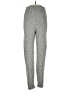 Sally LaPointe Tweed Argyle Chevron-herringbone Fair Isle Solid Gray Casual Pants Size L - photo 1