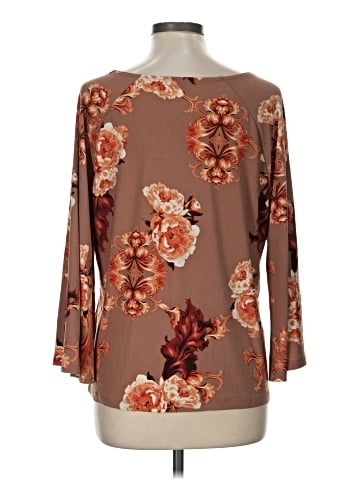 Attitudes by Renee 3/4 Sleeve Blouse (view 2)