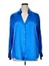 Zara Blue Long Sleeve Button-Down Shirt Size XL - photo 1