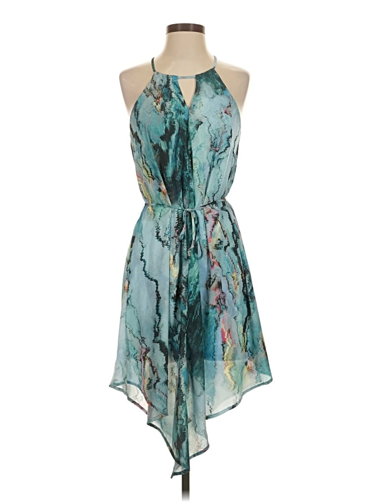 Pre-owned Mossimo Cocktail Dress In Teal