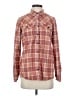 L.L.Bean Plaid Brown Long Sleeve Button-Down Shirt Size XS - photo 1