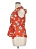 Monteau Orange Sleeveless Blouse Size XL - photo 5