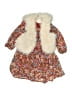 Knit Works 100% Polyester Ivory Dress Size 3T - photo 1