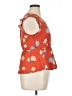 Monteau Orange Sleeveless Blouse Size XL - photo 4