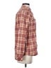 L.L.Bean Plaid Brown Long Sleeve Button-Down Shirt Size XS - photo 4