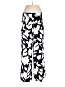 Nine West 100% Polyester Print White Casual Pants Size L - photo 1