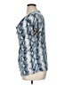 Jaclyn Smith Blue Short Sleeve Blouse Size XL - photo 5