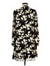 DR2 100% Polyester Print Black Casual Dress Size M - photo 2