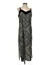 Athleta 100% Polyester Graphic Gray Casual Dress Size S - photo 1