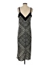 Athleta 100% Polyester Graphic Gray Casual Dress Size S - photo 2