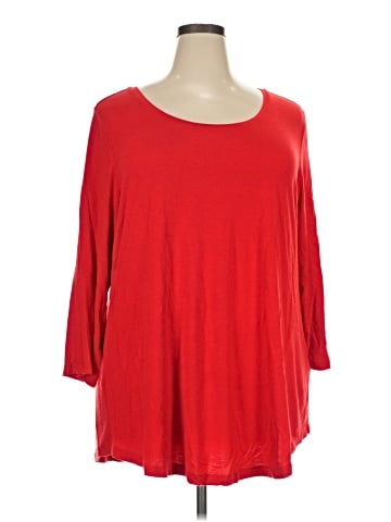 JM Collection 3/4 Sleeve T-Shirt (view 1)