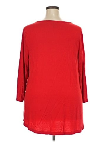JM Collection 3/4 Sleeve T-Shirt (view 2)