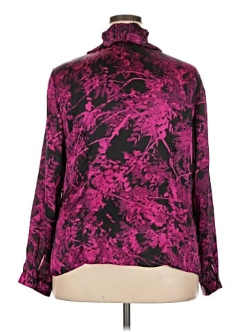 AK Anne Klein Long Sleeve Blouse (view 2)