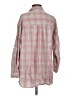 Max Studio Plaid Red Long Sleeve Button-Down Shirt Size S - photo 2