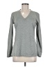 Nike 100% Polyester Gray Long Sleeve Top Size M - photo 1