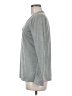 Nike 100% Polyester Gray Long Sleeve Top Size M - photo 5