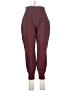 Active by Old Navy Solid Burgundy Track Pants Size Med Petite - photo 1