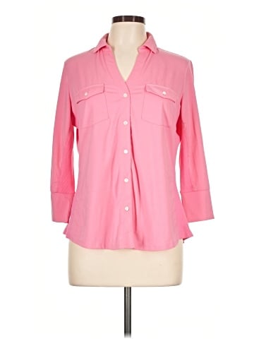 J. McLaughlin 3/4 Sleeve Button-Down Shirt (view 1)
