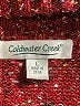 Coldwater Creek Tweed Red Pullover Sweater Size L - photo 7