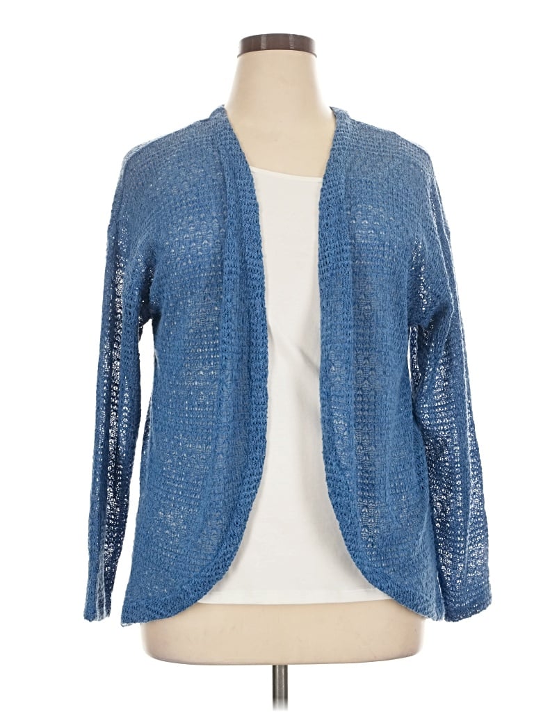 Pre-owned D&co. Cardigan Sweater In Blue