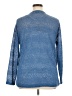 D&Co. 100% Polyester Blue Cardigan Size XL - photo 2