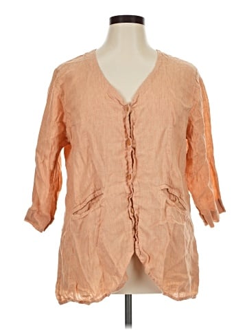 Flax 3/4 Sleeve Blouse (view 1)