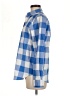Chaps 100% Cotton Checkered-gingham Blue Long Sleeve Button-Down Shirt Size M - photo 5