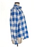 Chaps 100% Cotton Checkered-gingham Blue Long Sleeve Button-Down Shirt Size M - photo 4