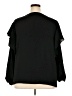 BLOOMCHIC 100% Polyester Polka Dots Solid Black Long Sleeve Blouse Size 18 - photo 2