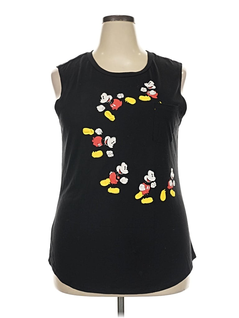 Pre-owned Disney Parks Sleeveless T-shirt In Black