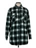 Thread & Supply 100% Polyester Plaid Green Fleece Size S - photo 1